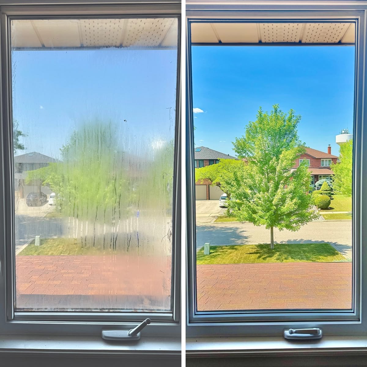 Avant après vitres